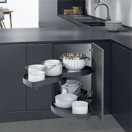 Ensemble d'angle LeMans II Arena Pure gris anthracite