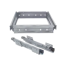 Cadre avec coulisses pour caisson de bureau