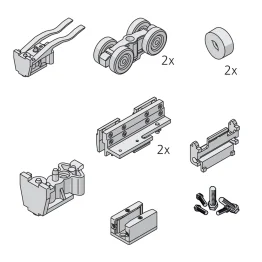 Garniture 1 porte PORTA 100 GW/GWF