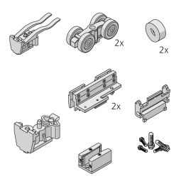 Garniture 1 porte PORTA 100 GW/GWF