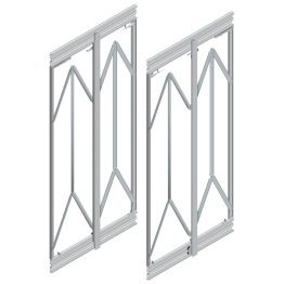 Ferrure pour porte coulissante PS66