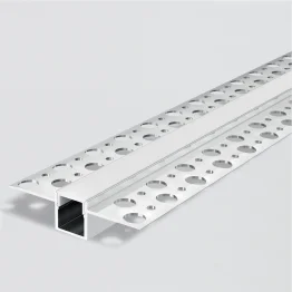 Profil droit encastrable pour mur