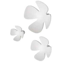 Portemanteau 3 fleurs