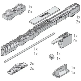 Garniture 1 porte Junior 100/Z