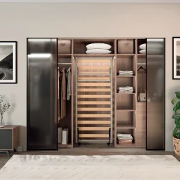 Lit abattable vertical pour placard