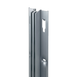 Crémaillère double perforation - habillage mural