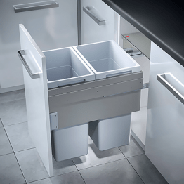 Poubelle EURO-CARGO pour élément de 450 mm 76 L