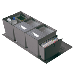 Poubelle tri sélectif pour élément de 900 mm 32 L