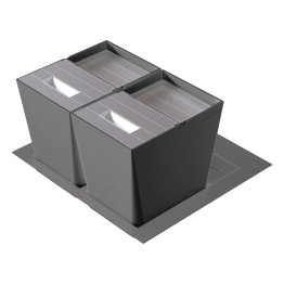 Poubelle tri sélectif pour élément de 600 mm 32 L