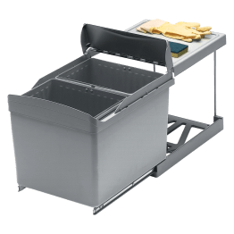 Poubelle tri sélectif sortie totale 32 L