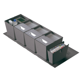 Poubelle tri sélectif pour élément de 1200 mm 48 L