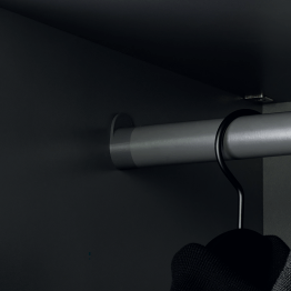 Support pour tube de penderie Ø32