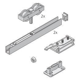 Garniture 1 porte Junior 160/B