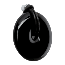 Bouton porcelaine/cuir