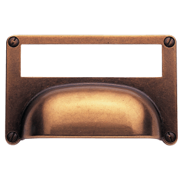 Poignée porte-étiquette