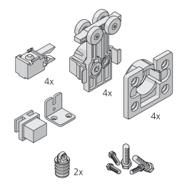 Garniture 2 portes Clipo 36 IS