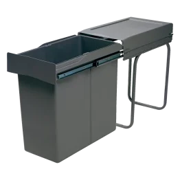 Poubelle coulissante à sortie totale 40 L