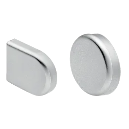 Cache-charnière CLIP pour porte en verre