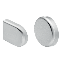 Cache-charnière CLIP pour porte en verre