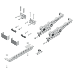 Set garniture et accessoires 1 porte PS65