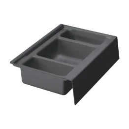 Range-accessoires et range-poubelle pour tiroir SDB