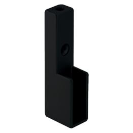 Support d'extrémité latéral pour tube rectangle