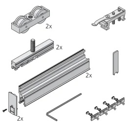 Garniture 1 porte Junior 80 GL