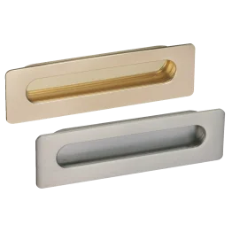 Poignée cuvette ovale