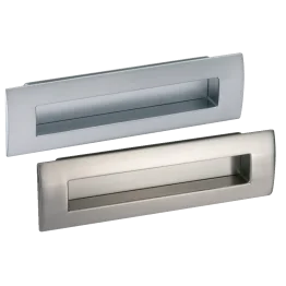 Poignée à encastrer bombée