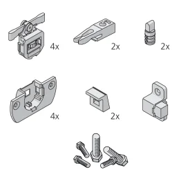 Garniture 2 portes Clipo 15