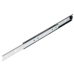 Coulisses à billes sortie simple inox 60 kg