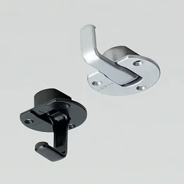 Crochet repliable amorti