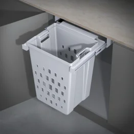 Panier à linge coulissant sous plan de travail