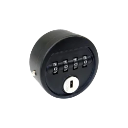 Serrure ronde à chiffres et à clé code fixe