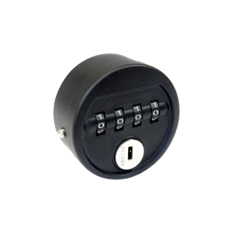 Serrure ronde à chiffres et à clé code fixe