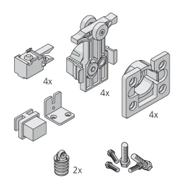 Garniture 2 portes Clipo 26 IS