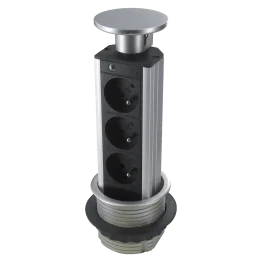 Bloc prises encastrable diamètre 80