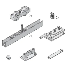 Garniture 1 porte Junior 120/B