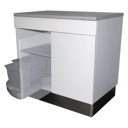 Ensemble poubelles tri sélectif pour élément d’angle