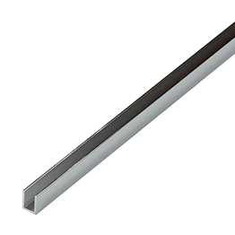 Profil U pour verre de 10 mm