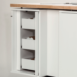 Coulisse pour porte rentrante