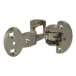 Charnière clipsable à nœud apparent pour porte en applique