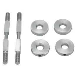 Kit de fixations pour poignées de porte battante bois