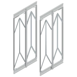 Ferrure pour porte coulissante PS66