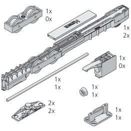 Garniture 1 porte Junior 100/Z