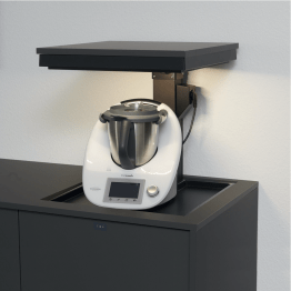 Ensemble d'angle motorisé QANTO PULL-OUT affleurant invisible