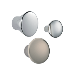 Bouton conique strié