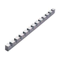 Entretoise pour grille cache-radiateur
