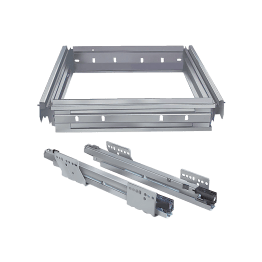 Cadre avec coulisses pour caisson de bureau