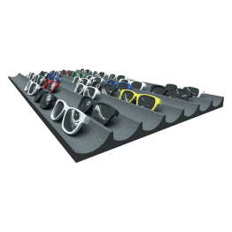 Plateau mousse recoupable